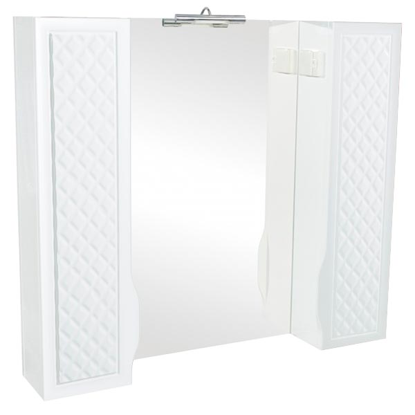 Дзеркальна шафка Aqua Rodos Родорс 100 см з пеналами і підсвіткою АР000040358