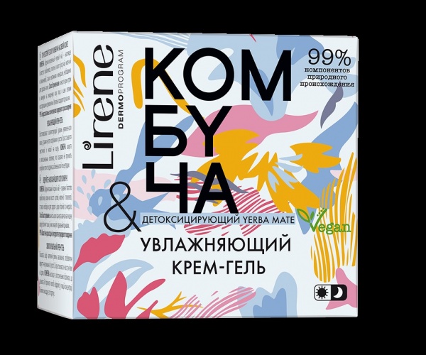 Крем-гель Lirene увлажняющий Комбуча 50 мл