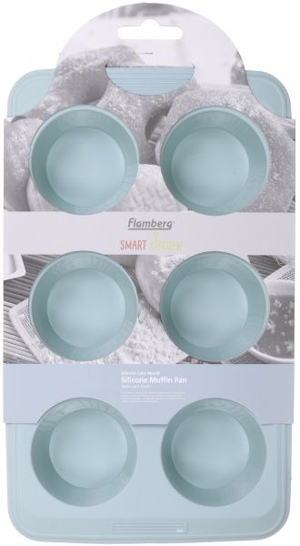 Форма для кексів 30х18х4,2 см 6 шт. 51618427 Flamberg Smart Kitchen