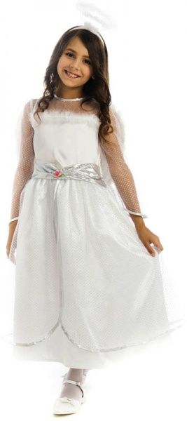 Костюм карнавальний КАРНАВАЛІЯ Ангел р.134 білий 85040 