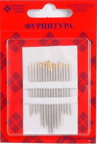 Иголки Comfort Textile Group для ручного шитья 16 шт./уп.