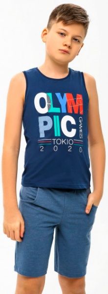 Шорти дитячі Smil 112210 р.104 синій меланж 