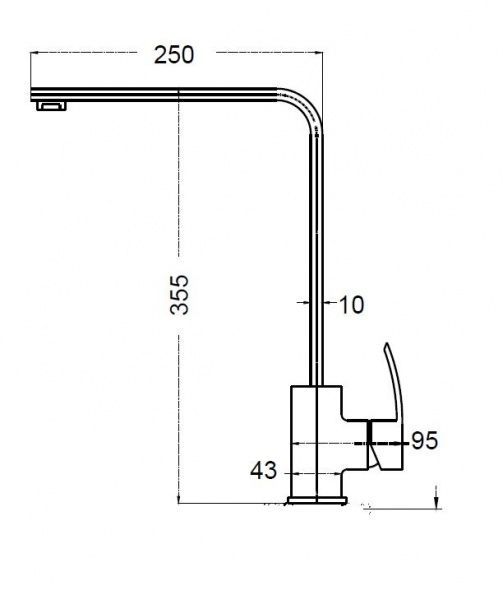 Змішувач для кухні Mixxen ТОСКАНА MXIN0480GR