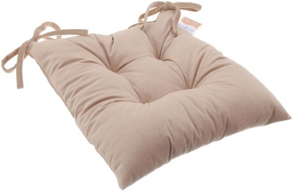 Подушка на стул Велюр beige 40х40 см La Nuit