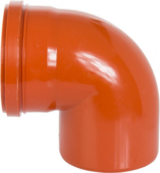 Колено ПВХ d160х90° Инсталпласт