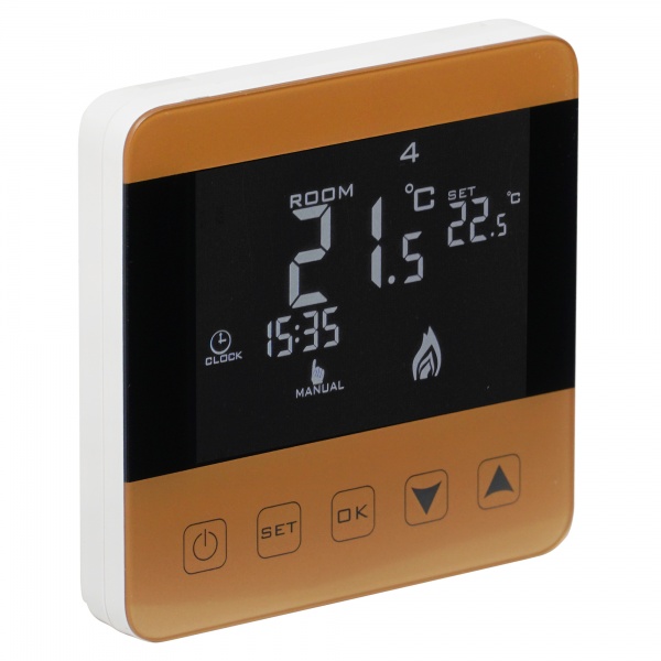 Терморегулятор Heat Plus BHT-320 золотий