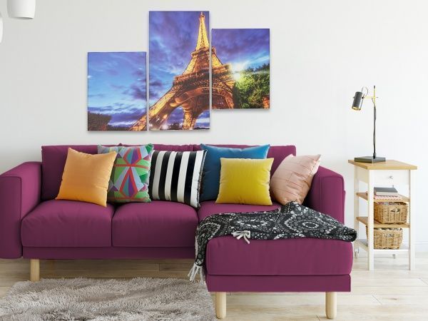 Картина модульная Ейфелевая башня MK082 60x90 см MK082 
