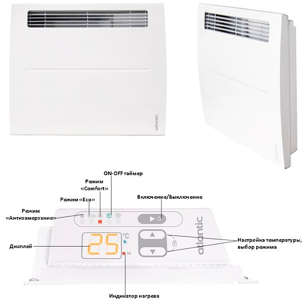 Конвектор електричний Atlantic F125 CMG-PACK0/M (1500 Вт)
