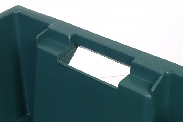 Ящик Полімерцентр поворотний 180 суцільний 600х400х200 мм тип 3 темний