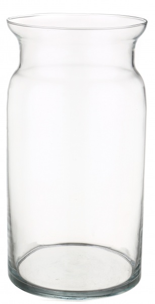 Ваза стеклянная Trend Glass 29 см прозрачная 
