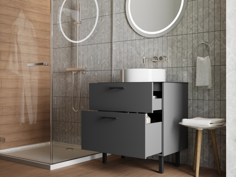 Стільниця ЮВЕНТА Afina антрацит VT НPL-60 Антр.