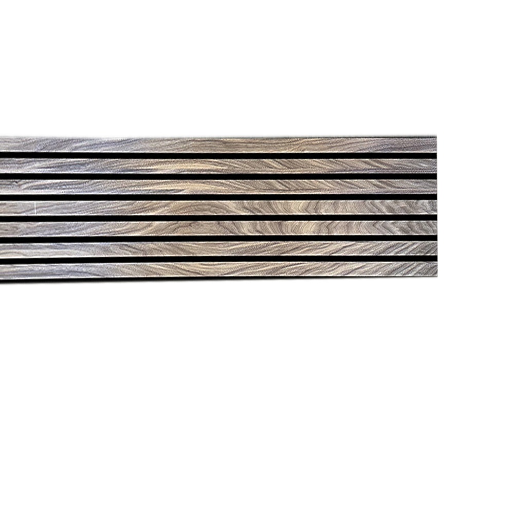 Реечная панель акустическая ПлиТТоргСервис 17х300х2750 мм орех 0,825 м.кв.