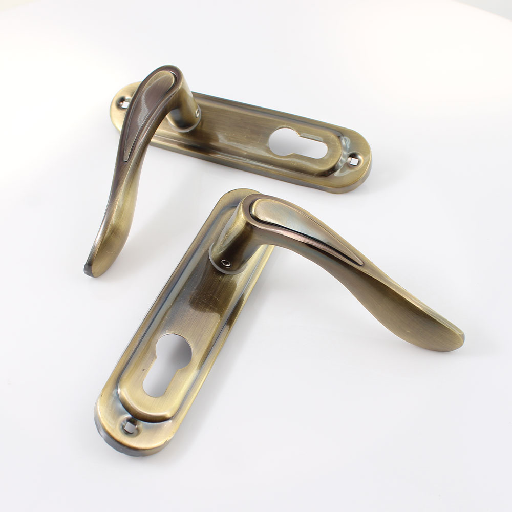 Ручка на планці Bruno Etro циліндровий 60 мм матова антична латунь