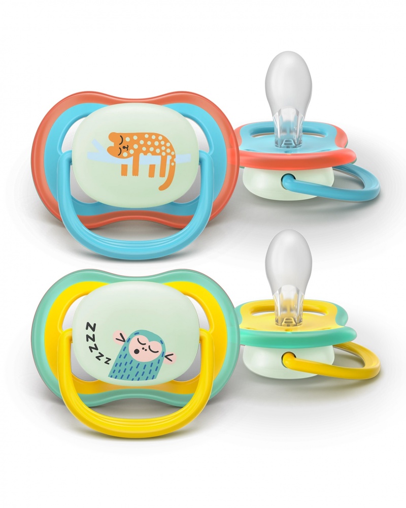 Пустышка AVENT SCF376/32 Ultra Air Ночная, 18+ мес