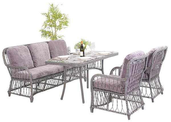 Комплект мебели Bella Vita Алан прямой графит