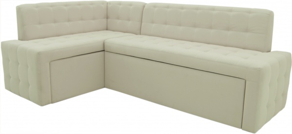 Куточок кухонний Кедр КАРАТ розкладний 7 молочний 