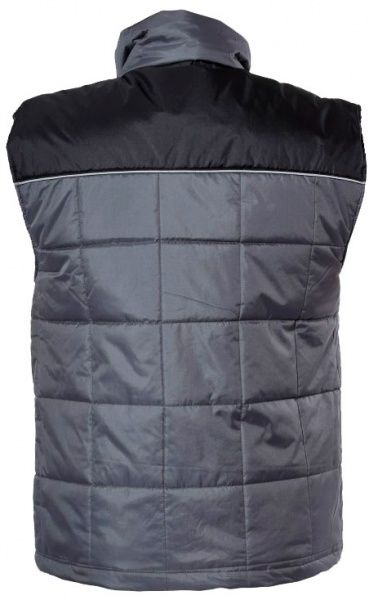 Жилет рабочий Lahti Pro LPBO12XL р. XXL рост 5-6 LPBO12XL серый с черным