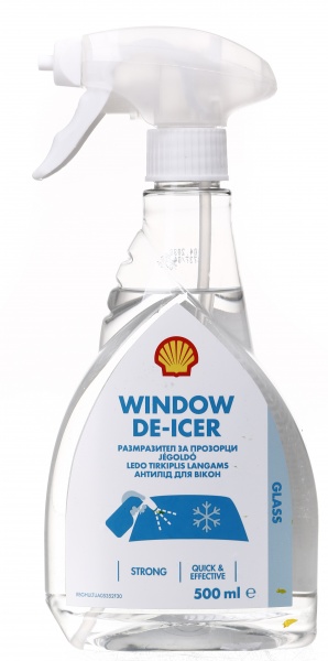 Омивач скла SHELL + Антилід для вікон 0,5 л зима -20°С 2л