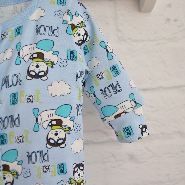 Чоловічок для хлопчика Blanka Пілот р.68 блакитний 110130 