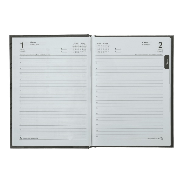 Щоденник датований SOLID капучино Buromax A5 2024