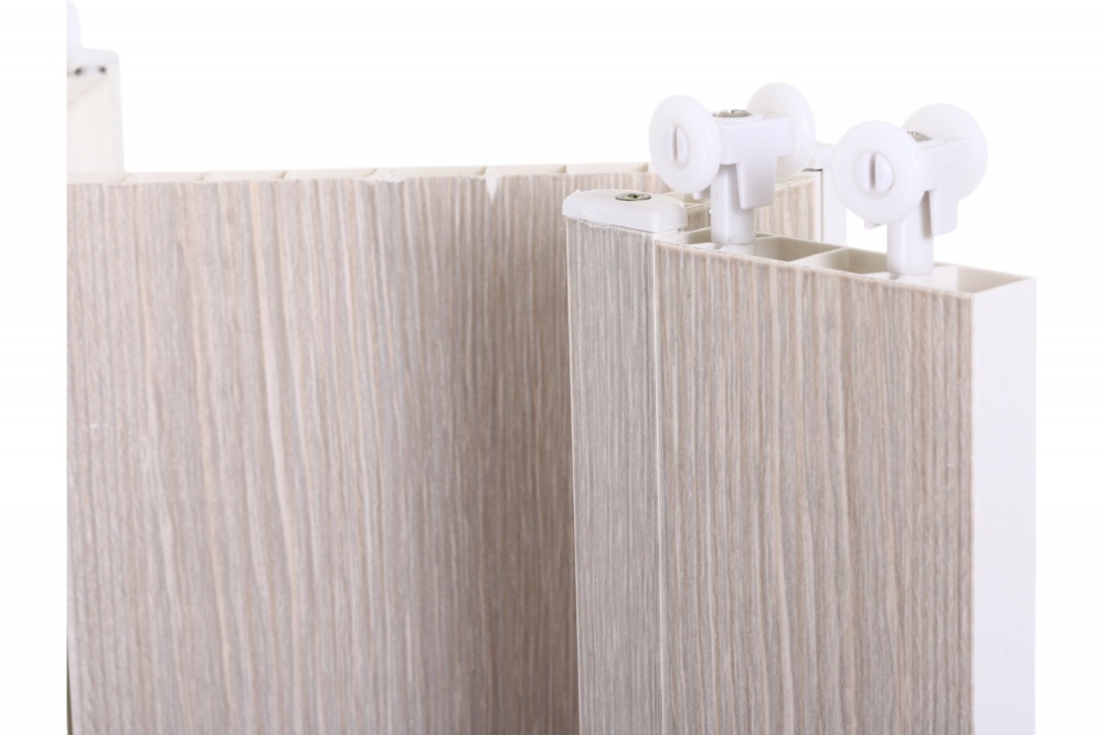 Дверь-гармошка bounsun BS-12V-LB00 850 мм береза светлая