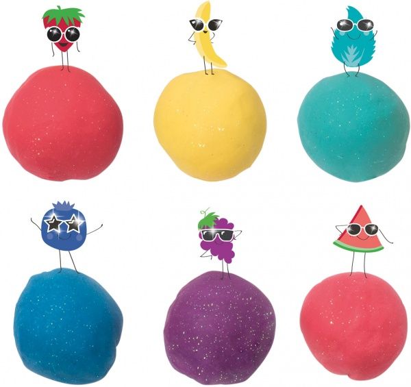 Пластилін Tutti-Frutti Фруктові аромати блискітки BJTT15071