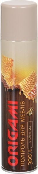 Поліроль для меблів Origami з воском 