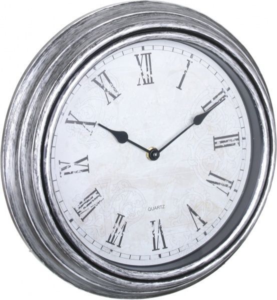 Годинник настінний 30 см блакитно-сірий, пластик, скло XINYINGXI 8756