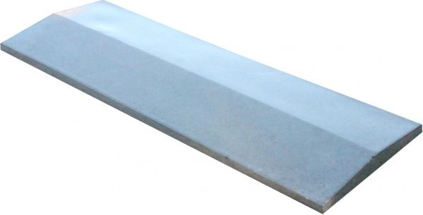 Кришка на паркан 350x1000x40 мм сірий ЕПК МОДЕРН 