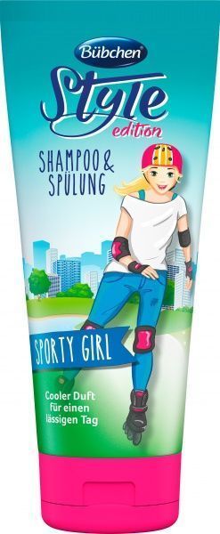 Шампунь 2 в 1 Bubchen Спортивна дівчинка 200 мл