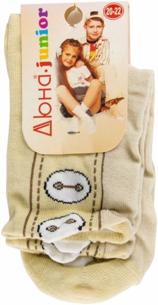 Шкарпетки дитячі Duna 5В 400 р.20–22 бежевий 