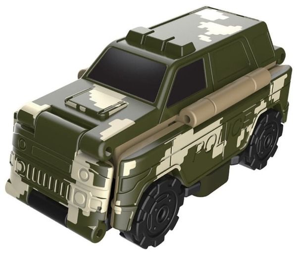 Іграшка-трансформер Transracers 2-в-1 Військова поліція & Автозаправна станція YW463875-29