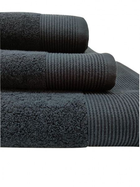 Полотенце махровое Гофре 30x70 см серый La Nuit 