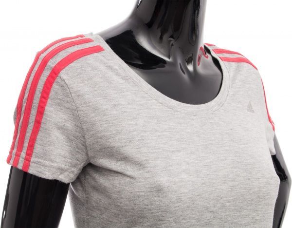 Футболка Adidas ESS 3S SLIM TEE AY4791 2XS сірий