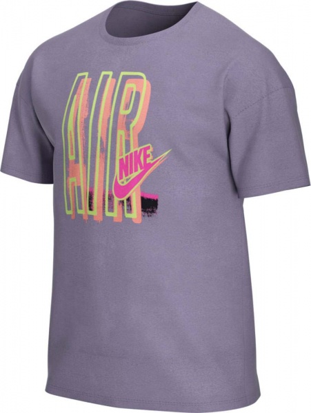 Футболка Nike M NSW TEE DNA AIR LOOSE FIT DD1404-588 р.L бузковий