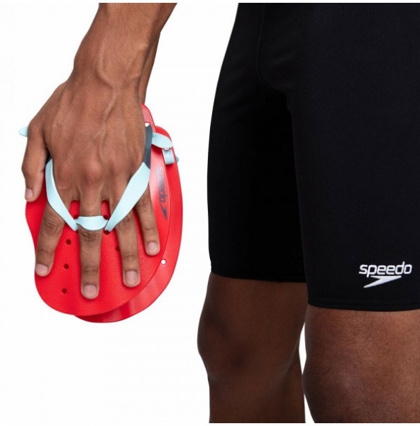 Лопатки для плавания Speedo TECH PADDLE AU 8-73312D699 красный р. L 