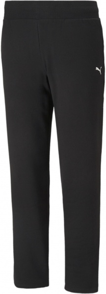 Брюки Puma ESS SWEATPANTS FL OP PUMA BLACK-CAT 58684451 р. M черный