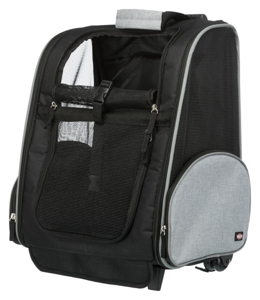 Сумка-рюкзак Trixie для собак Trolley из полиэстера черный с серым до 8 кг (2880) 