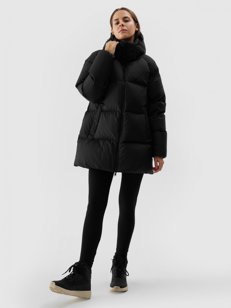 Пуховик женский зимний 4F DOWN JACKET F466 4FWAW24TDJAF466-20S р.S черный