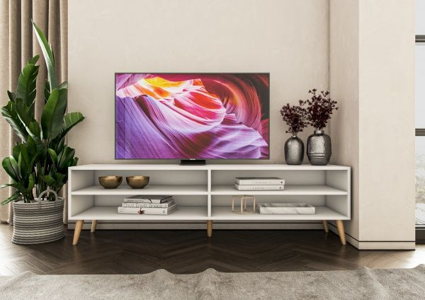 Тумба под ТВ Грейд RETRO Валентия 1600х450х400 нимфея альба