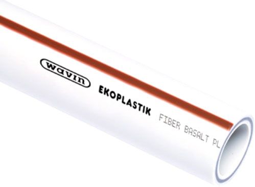 Труба Wavin Ekoplastik Fiber Basalt Plus 32 white