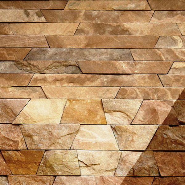 Камень KLVIV песчаник Ополье красное 60 мм 0,5 кв.м 