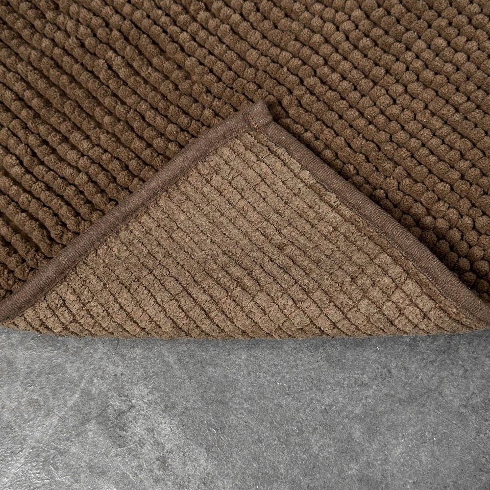 Набор ковриков Dariana Махрамат Стандарт 60x50+60x90 см коричневый