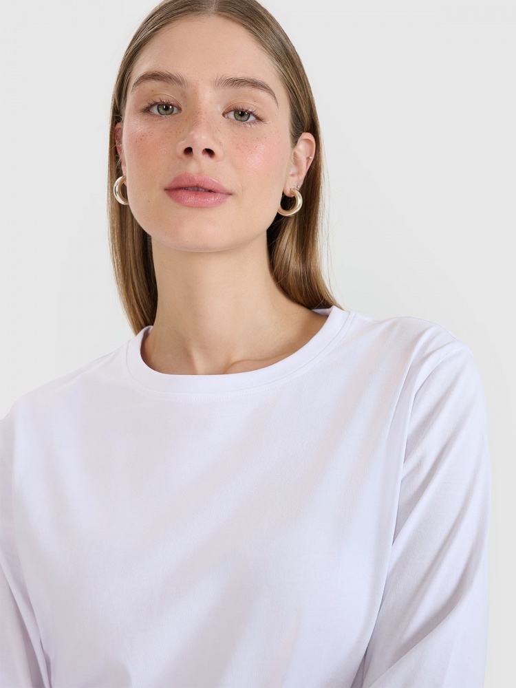 Лонгслив 4F LONGSLEEVE F431 4FWMM00TLONF431-10S р.M бежевый