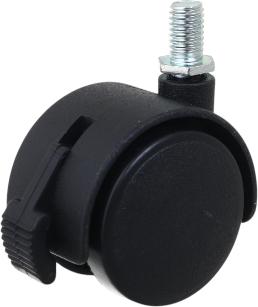 Ролик мебельный d38 мм с штифтом М8 и тормозом EP-D241203