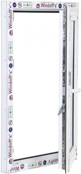 Вікно поворотно-відкидне Windoff's 58 800x1000 мм праве 