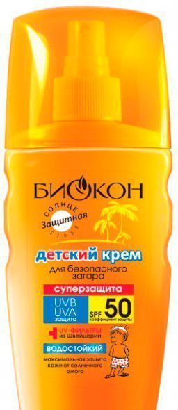  БИОКОН Детский спрей для безопасного загара Суперзащита 160 мл
