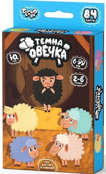Гра настільна Danko Toys Темна овечка укр. (32) ТО-01-01U