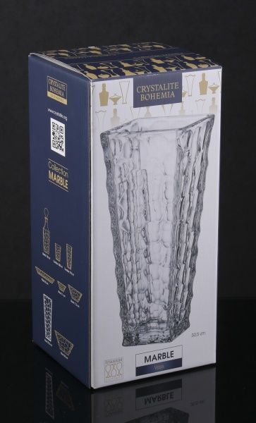 Ваза Marble 30,5 см Bohemia