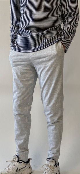 Брюки Flis clothes с манжетами р. XL серый меланж 